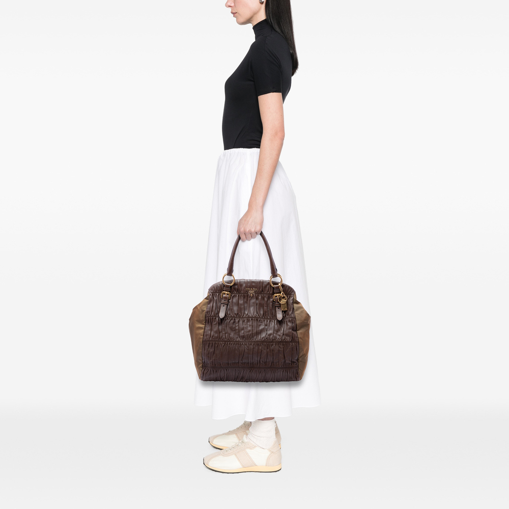Pre-Loved Prada Nappa Gaufre and Tessuto Tote - Picture 6 of 6